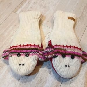 Adorable deLux Fleece Lined Animal Puppet Mittens